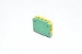 Weidmüller AKE4 0380260000 4mm² 500V yellow green grounding SAK-series single-level feed-through terminal block with screw connection